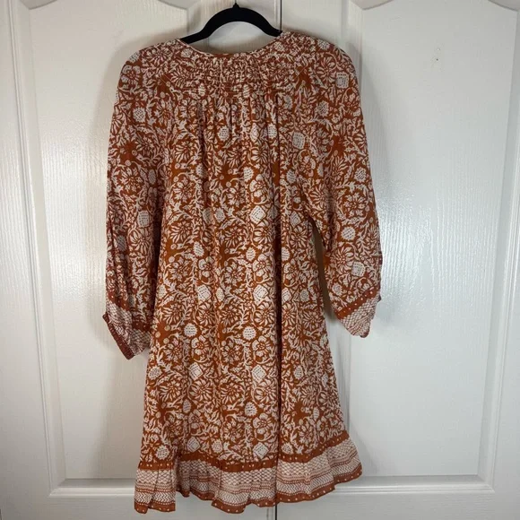 Cleobella Gwen Mini Dress in Anila Block Print